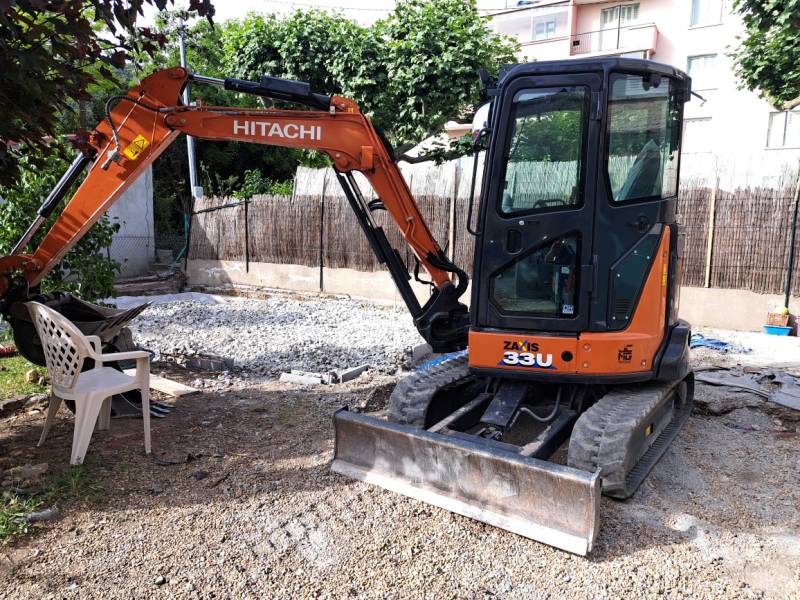 Notre pelleteuse Presta TP pour travaux de terrassement 